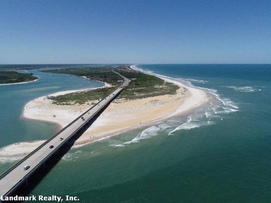 Waterfront Home With Private Dock, Walk To Beach St. Augustine Exterior photo